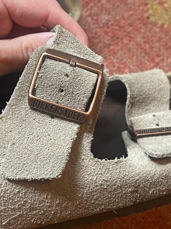 Birkenstock Arizona Taupe Suede Sandals size 43 main image 7
